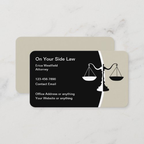 High Quality Glossy Attorney Business Cards