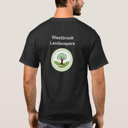 High Quality Landscaping Work Shirts Logo Template