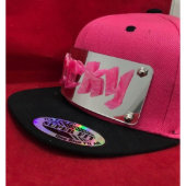 High-Quality Laser Cut Acrylic 3D Name Snapback (Front Left)