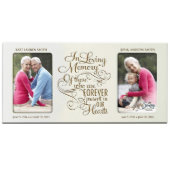 High Quality Memorial Double Picture Frame (Front)