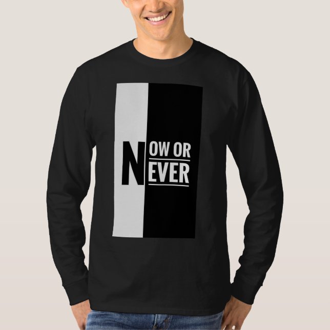 High-Quality Men's T-Shirt with Inspirational Quot (Front)