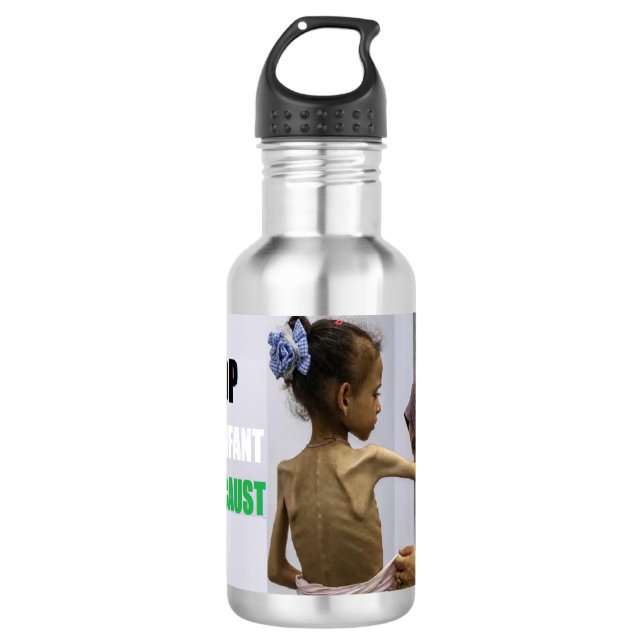 High Quality Metallic Stainless Steel Water Bottle (Front)