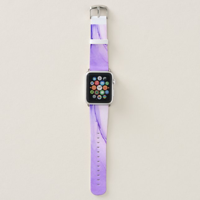 High-quality modern abstract painting rendered wit apple watch band (Front)