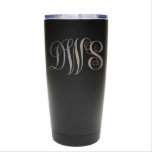 High Quality Monogram Stainless Steel Tumbler<br><div class="desc">Monogram 3 Letter - 20 oz - Stainless Steel Tumbler with a Clear Lid - Choice of Colors and Letters - Custom Engraved - Bridal Party,  Groomsmen,  Bridesmaid Gift. *Laser Engraved Not a Vinyl Decal*</div>