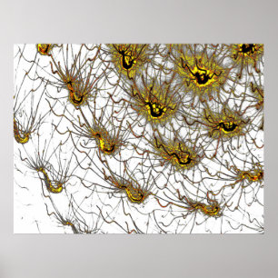 High-Quality Neural Energy Art Poster