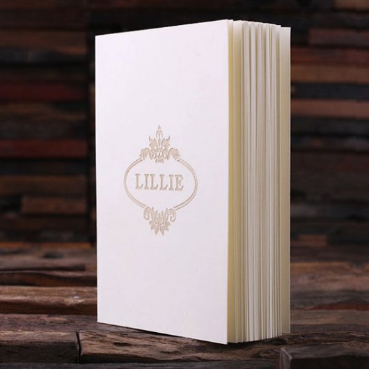 High Quality White Scholar's Kraft Paper Journal (Front)