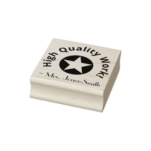High Quality Work Tutor Rubber Stamp