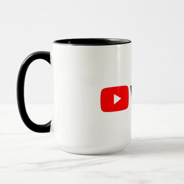 High Quality | You tube Mug (Left)