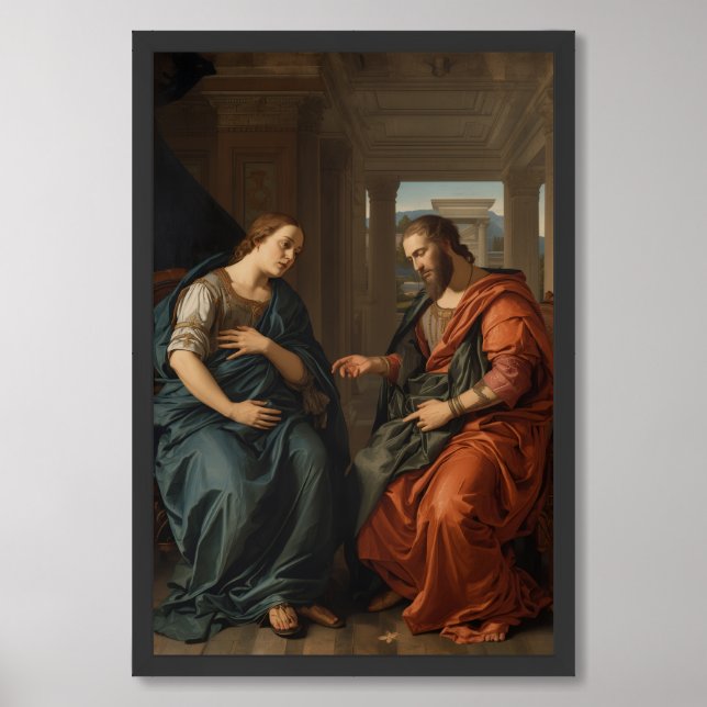 High Renaissance Annunciation - Fine Art Framed Art (Framed Front)