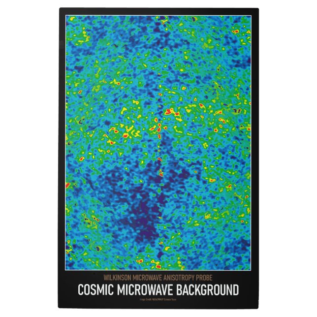 High Res Astronomy Cosmic Microwave Background Metal Print (Front)