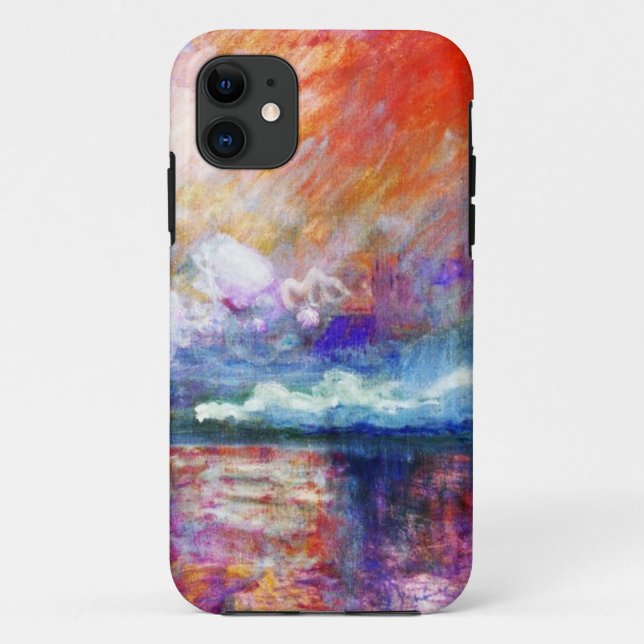 High Res Claude Monet Charing Cross Bridge Case-Mate iPhone Case (Back)