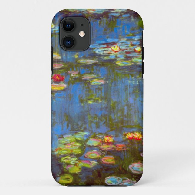 High Res Claude Monet Water Lilies Case-Mate iPhone Case (Back)