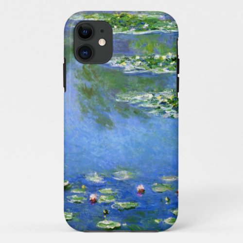 High Res Claude Monet Water Lilies iPhone 11 Case