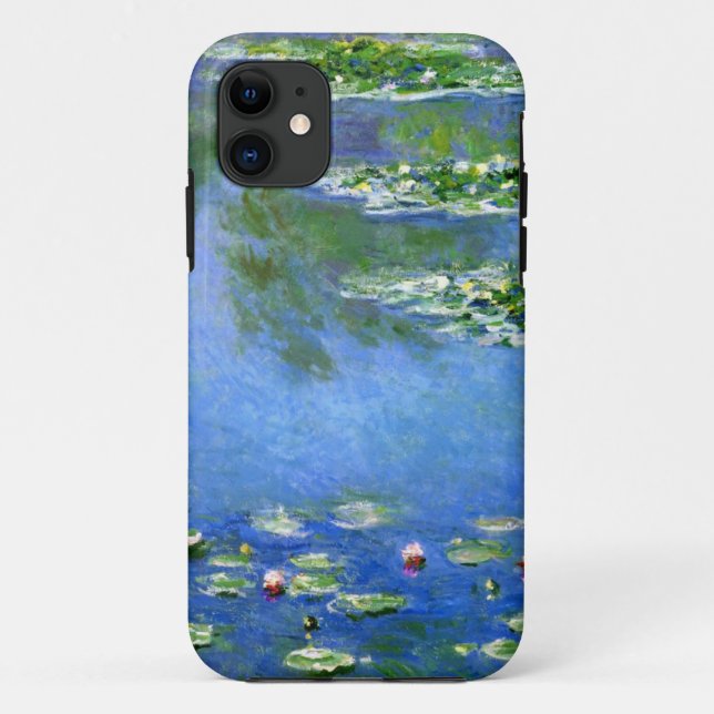 High Res Claude Monet Water Lilies Case-Mate iPhone Case (Back)