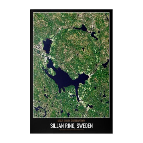 High Resolution Astronomy Siljan Ring Sweden Acrylic Print
