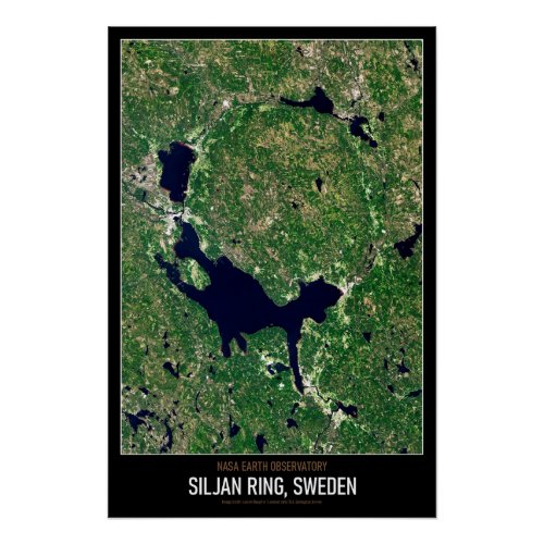 High Resolution Astronomy Siljan Ring Sweden Poster