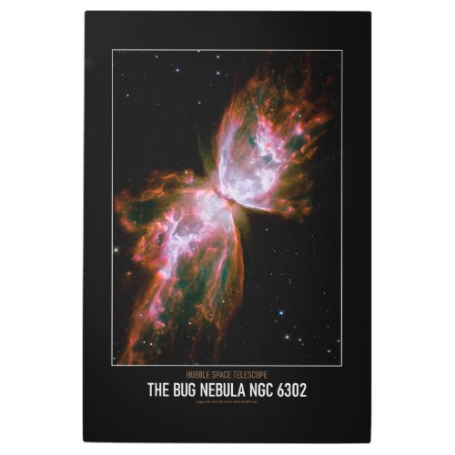 High Resolution Astronomy The Bug Nebula NGC 6302 Metal Print