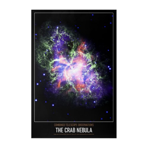 High Resolution Astronomy The Crab Nebula Acrylic Print