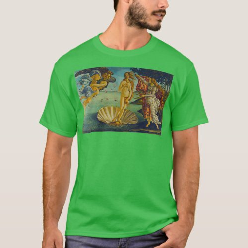 High resolution Birth of Venus Sandro Botticelli T_Shirt