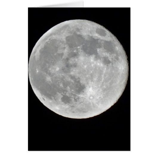 High resolution Full Moon Photo Cards (Front)