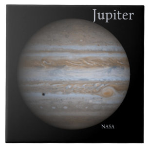 High Resolution Globe of Jupiter Ceramic Tile