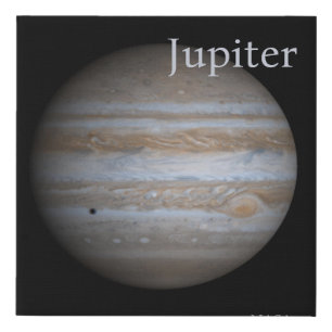 High Resolution Globe of Jupiter Faux Canvas Print