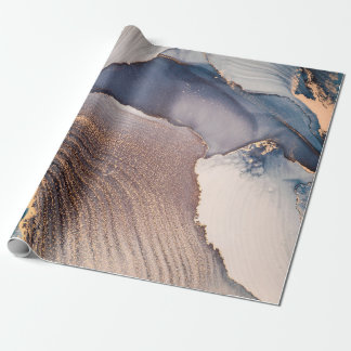 High resolution. Luxury abstract fluid art paintin Wrapping Paper