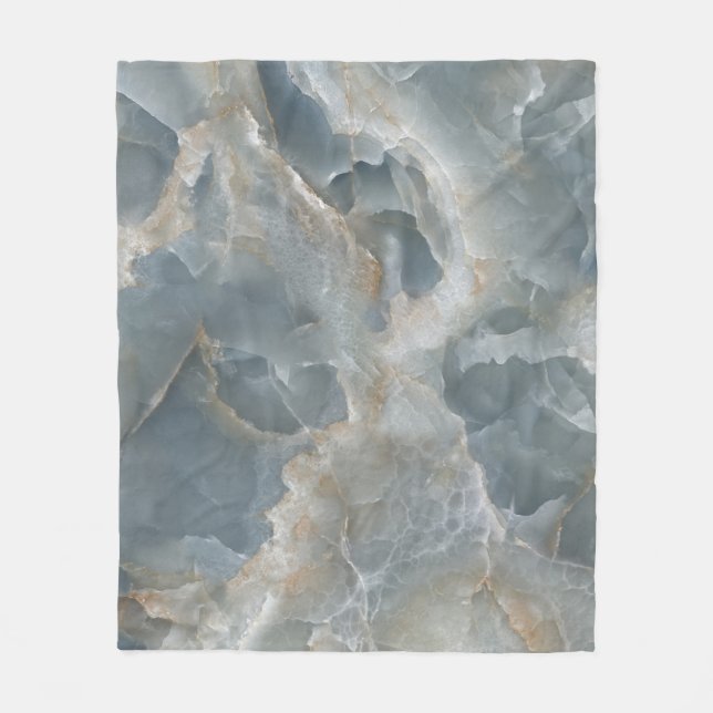 High-resolution marble texture, natural stone. fleece blanket (Front)