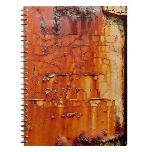 High_Resolution Photo of a Crumbling Rusty Metal Notebook