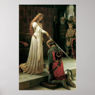 High Resolution Victorian Art Print "The Accolade"