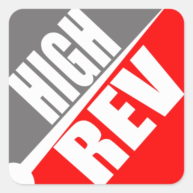 High Rev Logo Sticker (Front)