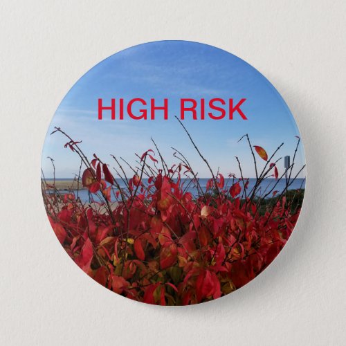 High Risk _ 12th Street Beach Button