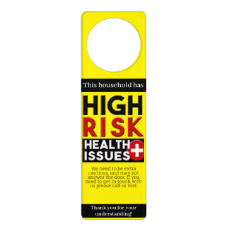 High Risk Health Issues Awareness Door Hanger