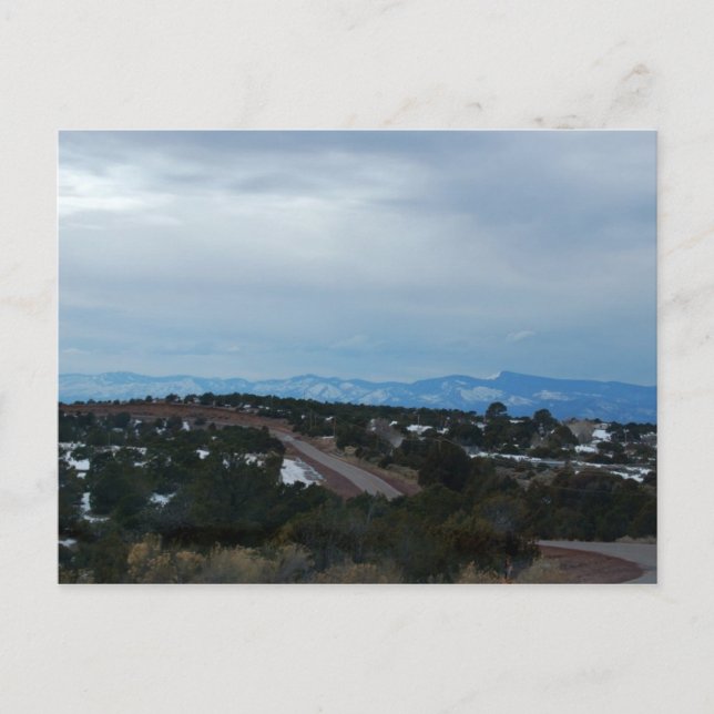 High Road from Taos Postcard (Front)