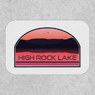 High Rock Lake North Carolina Red Sunrise Patch