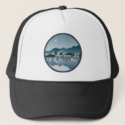 High Rock Lake North Carolina Reflection Trucker Hat