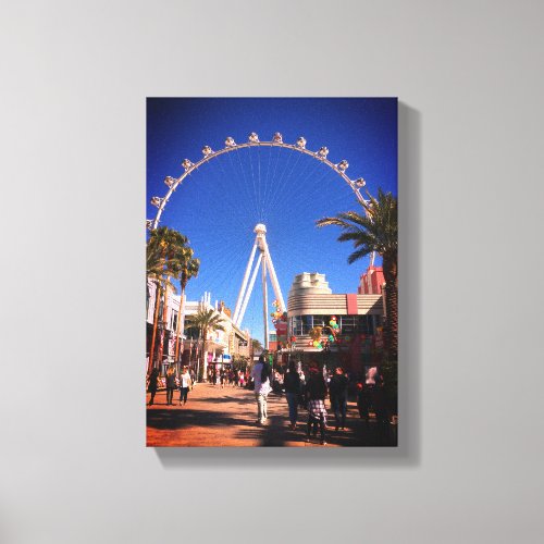 High Roller Ferris Wheel Las Vegas 1 Canvas