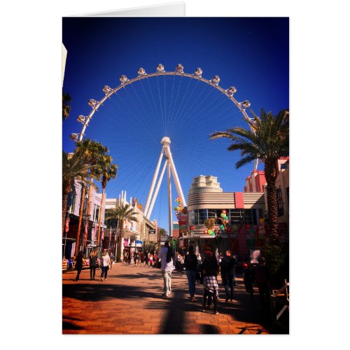 High Roller Ferris Wheel Las Vegas 1 Card