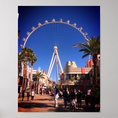 High Roller Ferris Wheel Las Vegas 1 Poster