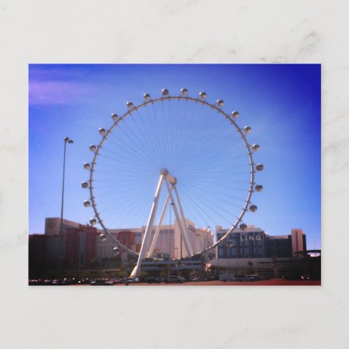 High Roller Ferris Wheel Las Vegas 2_2 Postcard