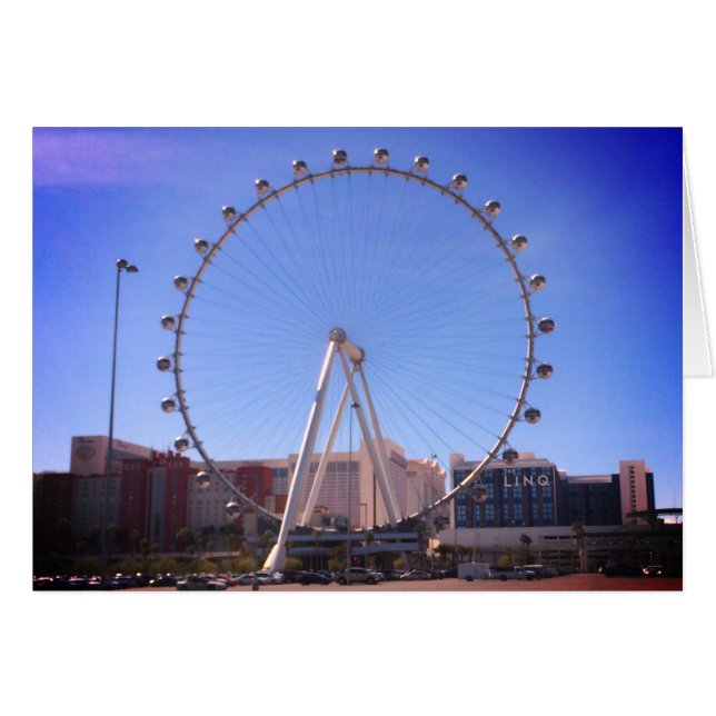 High Roller Ferris Wheel Las Vegas #2 Card (Front Horizontal)