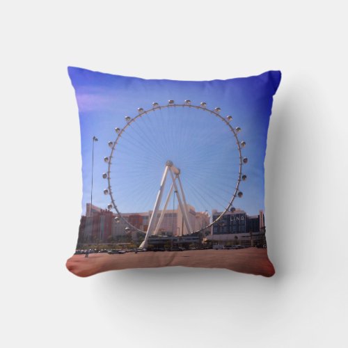 High Roller Ferris Wheel Las Vegas 2 Pillow