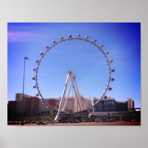 High Roller Ferris Wheel Las Vegas 2 Poster