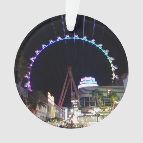 High Roller Ferris Wheel Las Vegas 3 Ornament