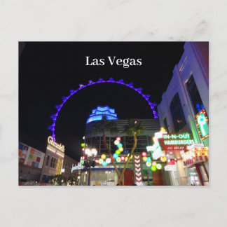 High Roller Ferris Wheel Las Vegas #5 Postcard