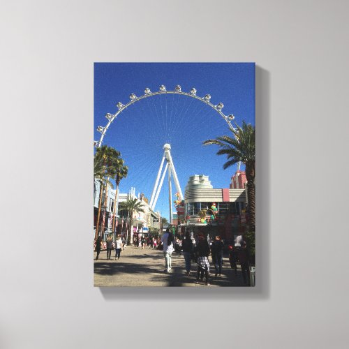 High Roller Ferris Wheel Las Vegas Canvas