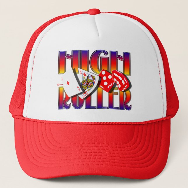 HIGH-ROLLER TRUCKER HAT (Front)