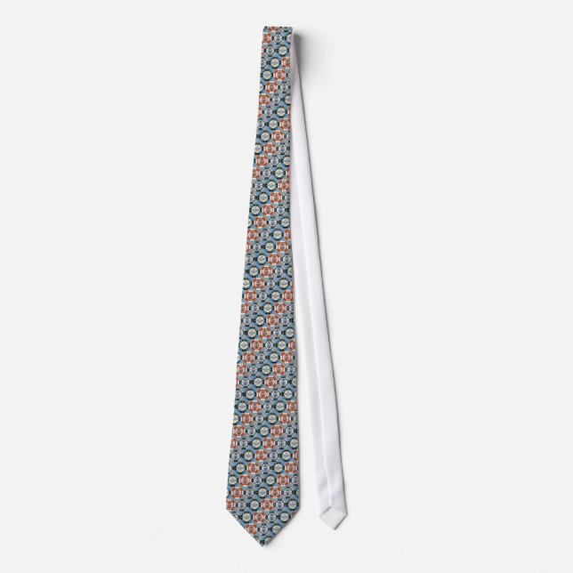 High Rollers Poker Chips Tie Printed On Front Only (Front)