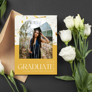 High School Arch Photo Graduation Party Invite