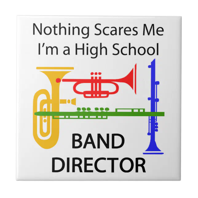 High School Band Director Ceramic Tile Zazzle